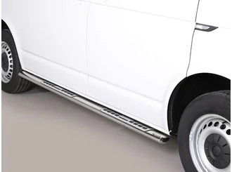 Misutonida csőküszöb - 1 pár, design betéttel, ovális - Transporter T6 SWB 2015-