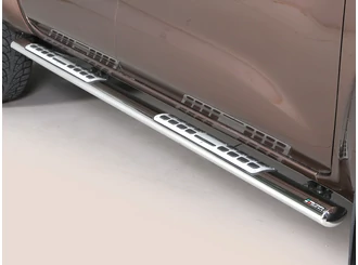 Misutonida csőküszöb - 1 pár, design betéttel, ovális - Navara D/C 2016-