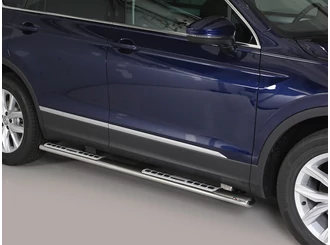Misutonida csőküszöb - 1 pár, design betéttel, ovális - Tiguan 2016-