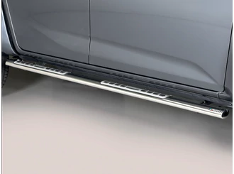 Misutonida csőküszöb - 1 pár, design betéttel, ovális - D-Max D/C 2020-
