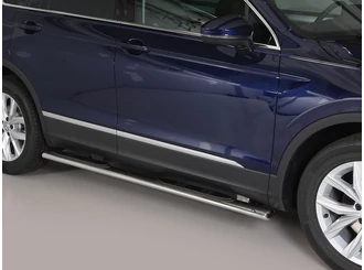 Misutonida csőküszöb - 1 pár, műanyag betéttel, ovális - Tiguan 2016-