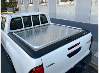 RealTruck Mountain Top Heavy Duty+ alu platófedél - fülkevédő rácshoz - Toyota E/C 2016-