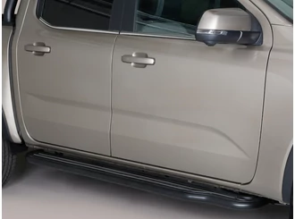 Misutonida fellépő küszöb - 1 pár, műanyag lemezbetéttel - fekete - Amarok D/C 2023-