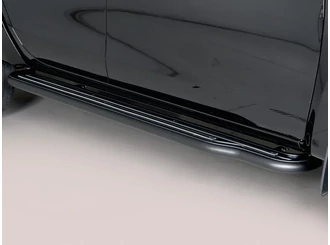 Misutonida fellépő küszöb - 1 pár, műanyag lemezbetéttel - fekete - Ssangyong 2018-