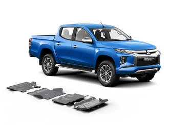 Rival Haspáncél szett, 6mm alumínium - Mitsubishi L200/Fiat Fullback 2015-2023