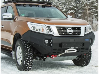 Rival Első lökhárító, alumínium - Nissan Navara 2015-