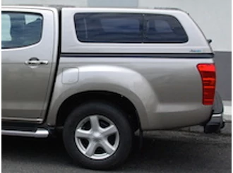 Aeroklas Stylish felépítmény - kipattintható oldalüveg - fényezett - Isuzu D/C 2012-2020