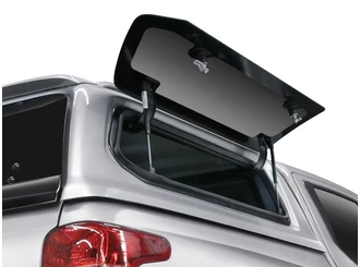 Aeroklas keménytető alkatrész - Oldal ablak jobb, pop-up - Mitsubishi D/C 2015-2023