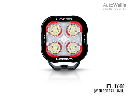 Lazer Lamps Utility-50 Heavy Duty LED munkalámpa piros hátsó-fény funkcióval