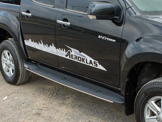Aeroklas műanyag küszöb, 1 pár - Isuzu D/C 2012-2020