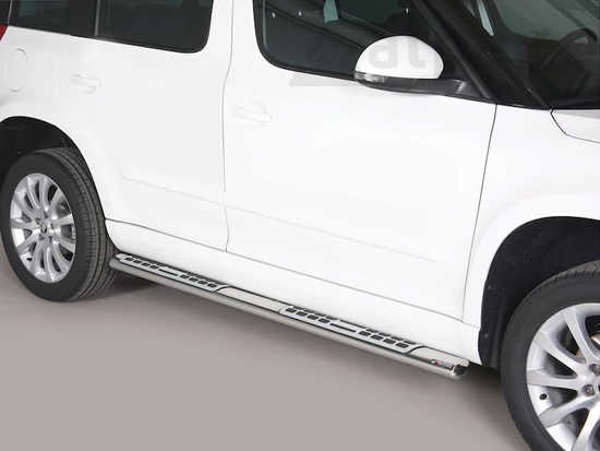Misutonida csőküszöb - 1 pár, design betéttel, ovális - Yeti 4x2 2014-