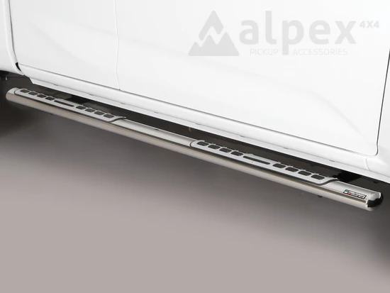 Misutonida csőküszöb - 1 pár, design betéttel, ovális - D-Max E/C 2020-