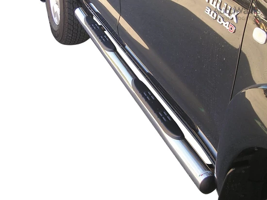 Misutonida csőküszöb - 1 pár, műanyag betéttel, 76 mm - Hilux D/C 2005-2015