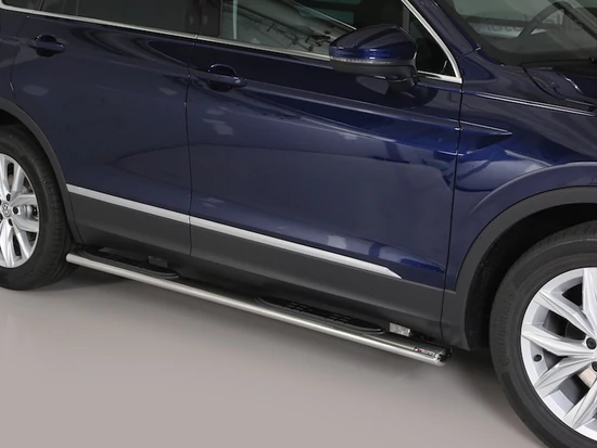 Misutonida csőküszöb - 1 pár, műanyag betéttel, ovális - Tiguan 2016-