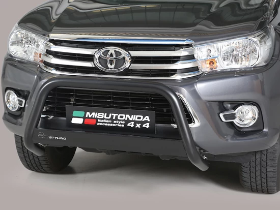 Misutonida EU gallytörő rács, 63 mm - fekete - Hilux 2016-2020