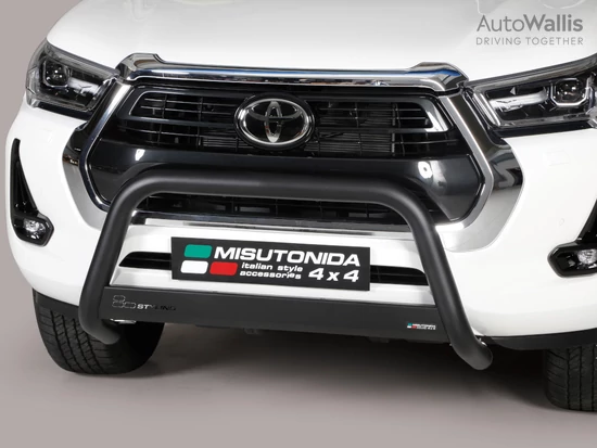 Misutonida EU gallytörő rács, 63 mm - fekete - Hilux 2020-