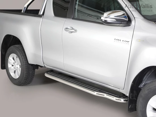 Misutonida fellépő küszöb - 1 pár, műanyag lemezbetéttel - Hilux E/C 2016-