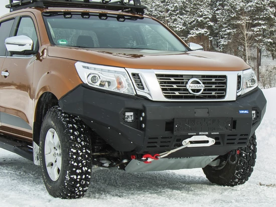 Rival Első lökhárító, alumínium - Nissan Navara 2015-