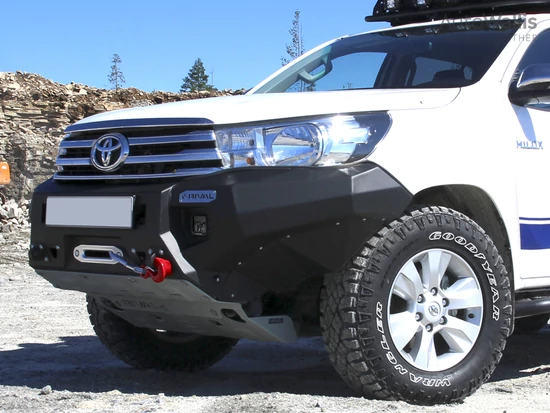 Rival Első lökhárító, alumínium - Toyota Hilux 2016-2020