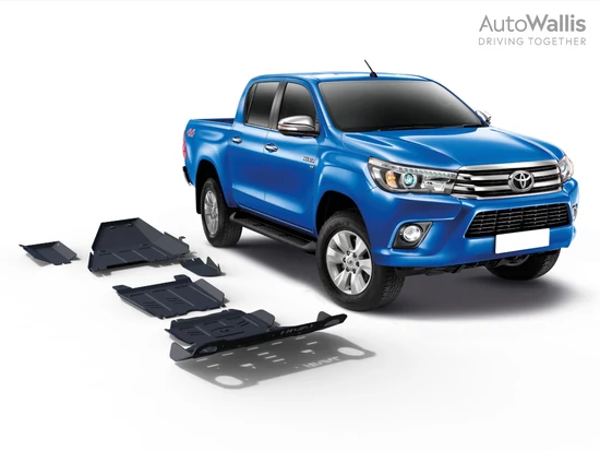 Rival Haspáncél szett, 3mm acél - Toyota Hilux 2016-
