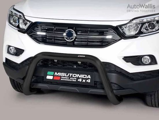 Misutonida EU gallytörő rács, 76 mm - fekete - Ssangyong 2018-
