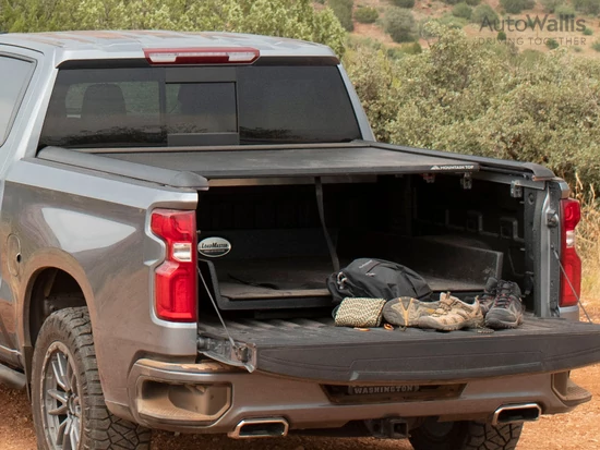 RealTruck Mountain Top EVOm manuális alu roló - fekete - Chevrolet Silverado/GMC Sierra 6,5ft 2019-