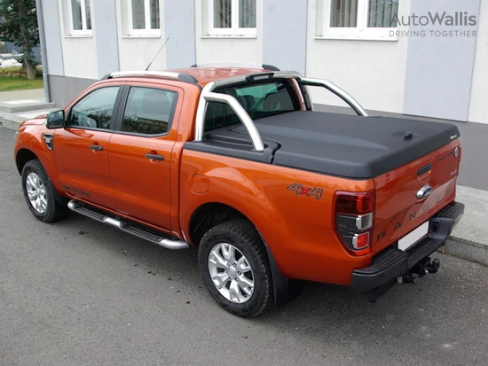 Aeroklas Galaxy platófedél - bukócsővel szerelhető - fekete, szemcsés - Ford D/C 2012-2022