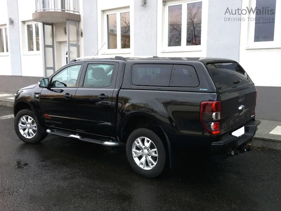 Aeroklas Stylish felépítmény - kipattintható oldalüveg - PNZJB moondust silver - Ford D/C 2012-2022