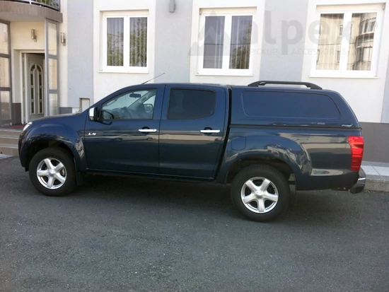 Aeroklas Commercial felépítmény - oldalüveg nélkül - 527 splash fehér - Isuzu D/C 2012-2020