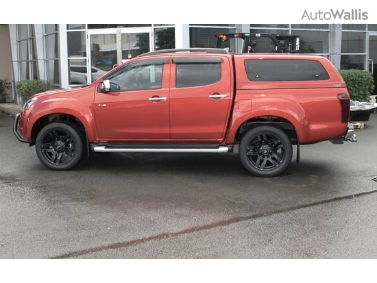 Aeroklas Stylish felépítmény - felnyitható oldalüveg - 528 garnet piros - Isuzu D/C 2012-2020