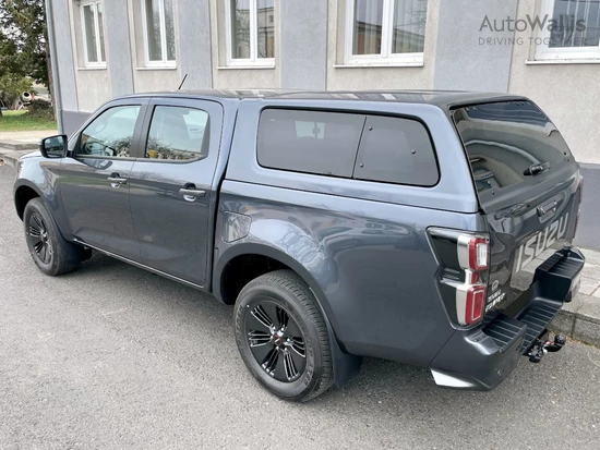 Aeroklas Stylish felépítmény - kipattintható oldalüveg - 554 obsidian szürke - Isuzu D/C 2020-2024