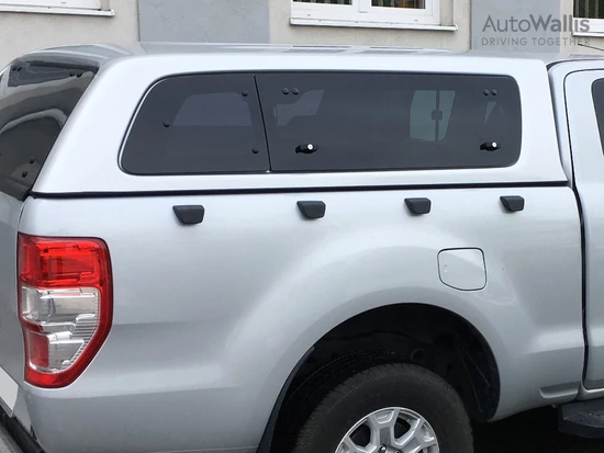 Aeroklas keménytető alkatrész - Oldal ablak jobb, pop-up - Ford, Isuzu SP/C 2012-