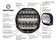 Kép 15/16 - Lazer Lamps Sentinel 9" Elite LED lámpa, fekete - szúró és terítőfény