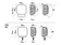 Kép 5/9 - Lazer Lamps Utility-50 Heavy Duty LED munkalámpa sárga figyelmeztető jelzéssel